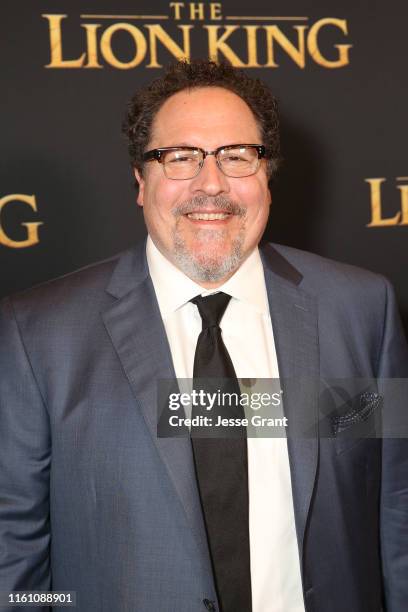 Director/Producer Jon Favreau attends the World Premiere of Disney's "THE LION KING" at the Dolby Theatre on July 09, 2019 in Hollywood, California.