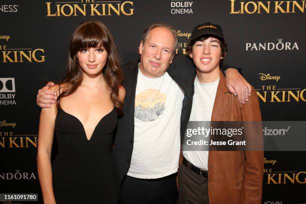 Hans Zimmer attends the World Premiere of Disney's "THE LION KING" at the Dolby Theatre on July 09, 2019 in Hollywood, California.