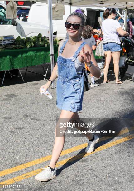Hannelius is seen on August 11, 2019 in Los Angeles, California.