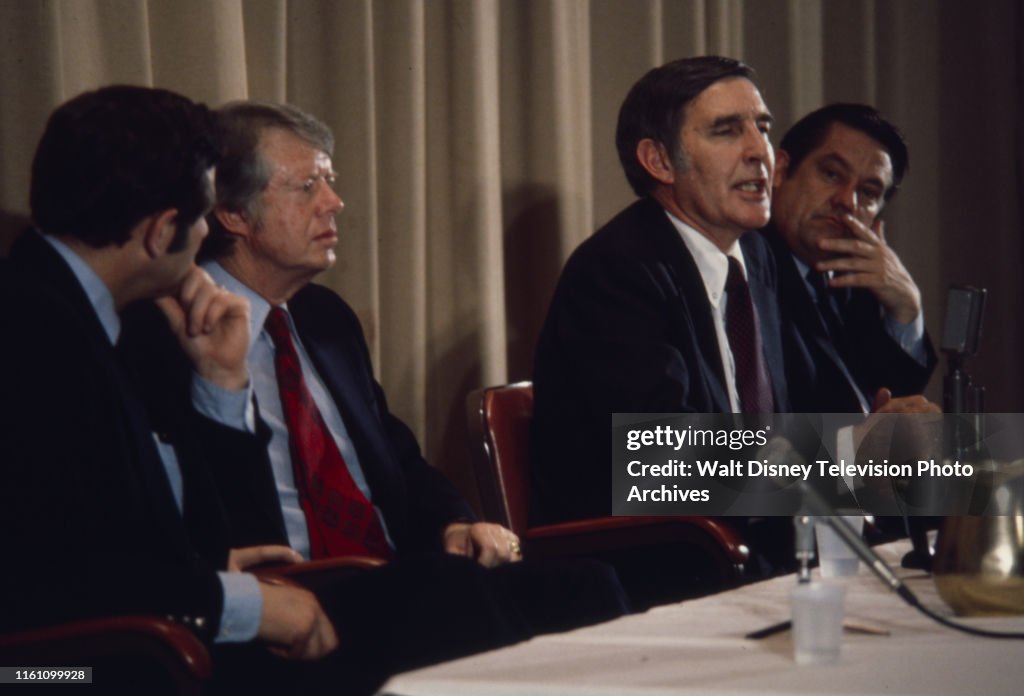 Birch Bayh, Jimmy Carter, Mo Udall, Fred R Harris During 1976 New Hampshire Presidential Primary