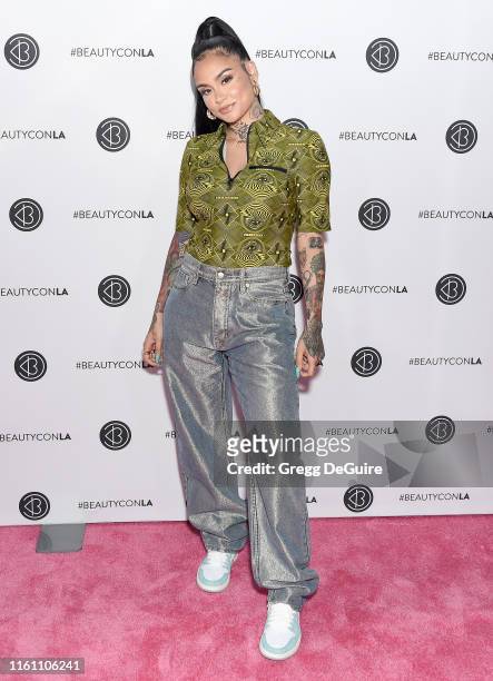 Kehlani attends Beautycon Los Angeles 2019 Day 2 Pink Carpet at Los Angeles Convention Center on August 11, 2019 in Los Angeles, California.