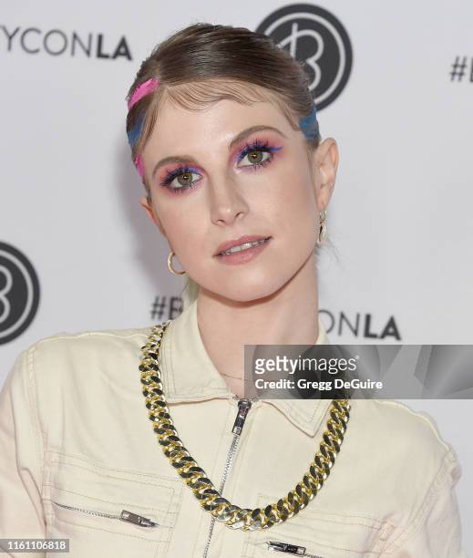 Hayley Williams attends Beautycon Los Angeles 2019 Day 2 Pink Carpet at Los Angeles Convention Center on August 11, 2019 in Los Angeles, California.