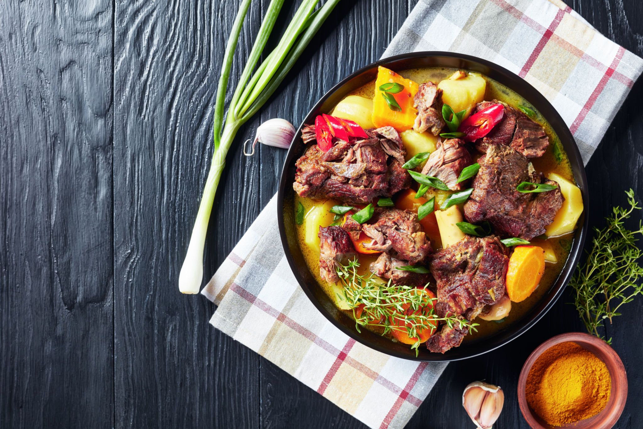 spiced dishes