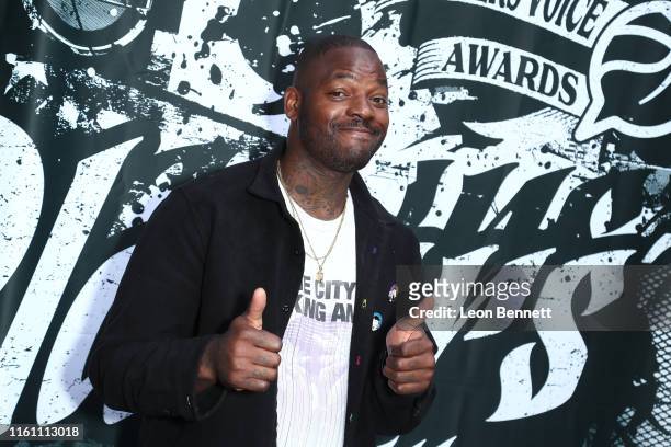 Martellus Bennett attends Players' Night Out 2019 hosted by The Players' Tribune featuring the NBPA's Players' Voice awards at The Dream Hotel on...