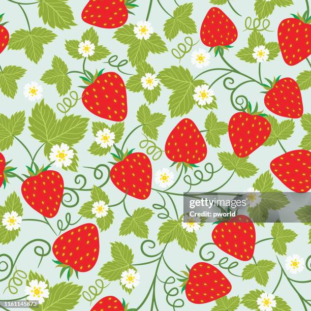 Strawneery Pattern 5,765 Strawberry Pattern Stock Photos, High-Res Pictures, and Images ...