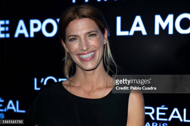 Model Laura Sanchez attends the L'Oreal Paris anniversary photocall during the Mercedes Benz Fashion Week Spring/Summer 2020 at Ifema on July 10,...