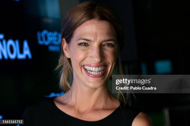 Model Laura Sanchez attends the L'Oreal Paris anniversary photocall during the Mercedes Benz Fashion Week Spring/Summer 2020 at Ifema on July 10,...