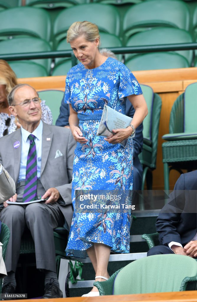 Celebrities Attend Wimbledon 2019