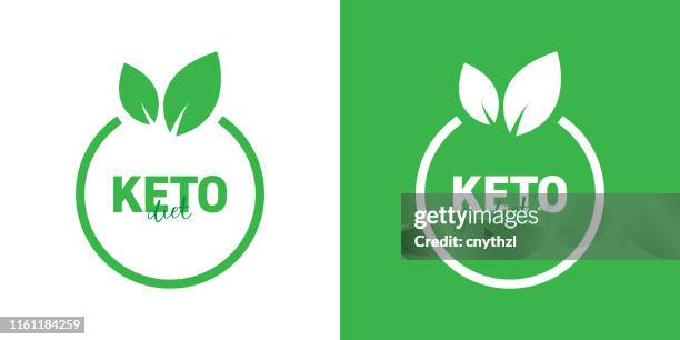 keto diät abzeichen design - fat loss stock-grafiken, -clipart, -cartoons und -symbole