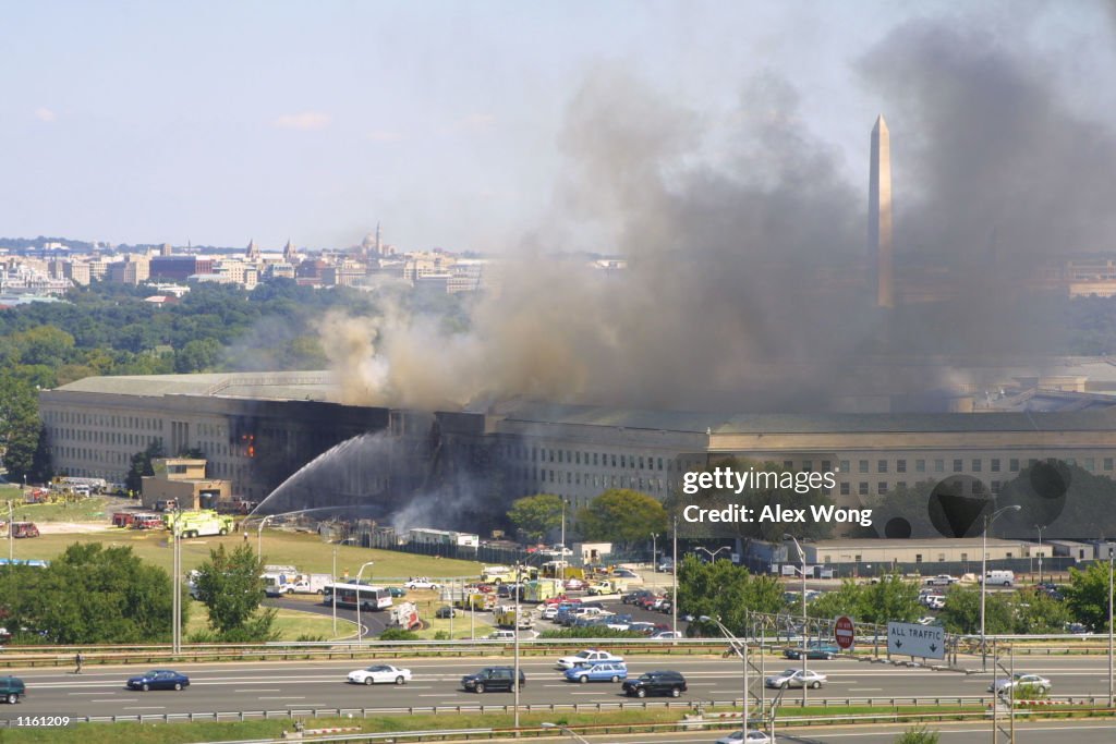 A plane crashed into the Pentagon