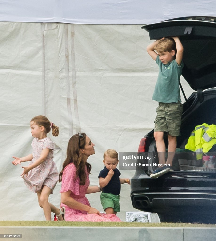The Duke Of Cambridge And The Duke Of Sussex Take Part In The King Power Royal Charity Polo Day