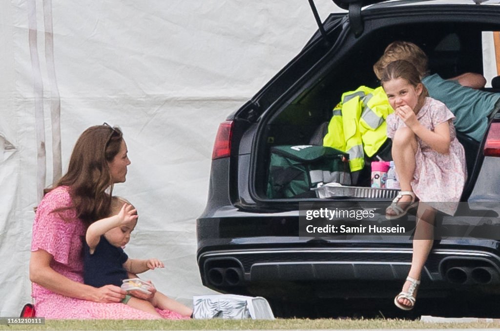 The Duke Of Cambridge And The Duke Of Sussex Take Part In The King Power Royal Charity Polo Day