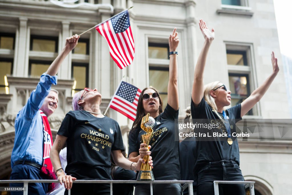 U.S. Women's National Team World Cup Champions Ticker Tape Parade