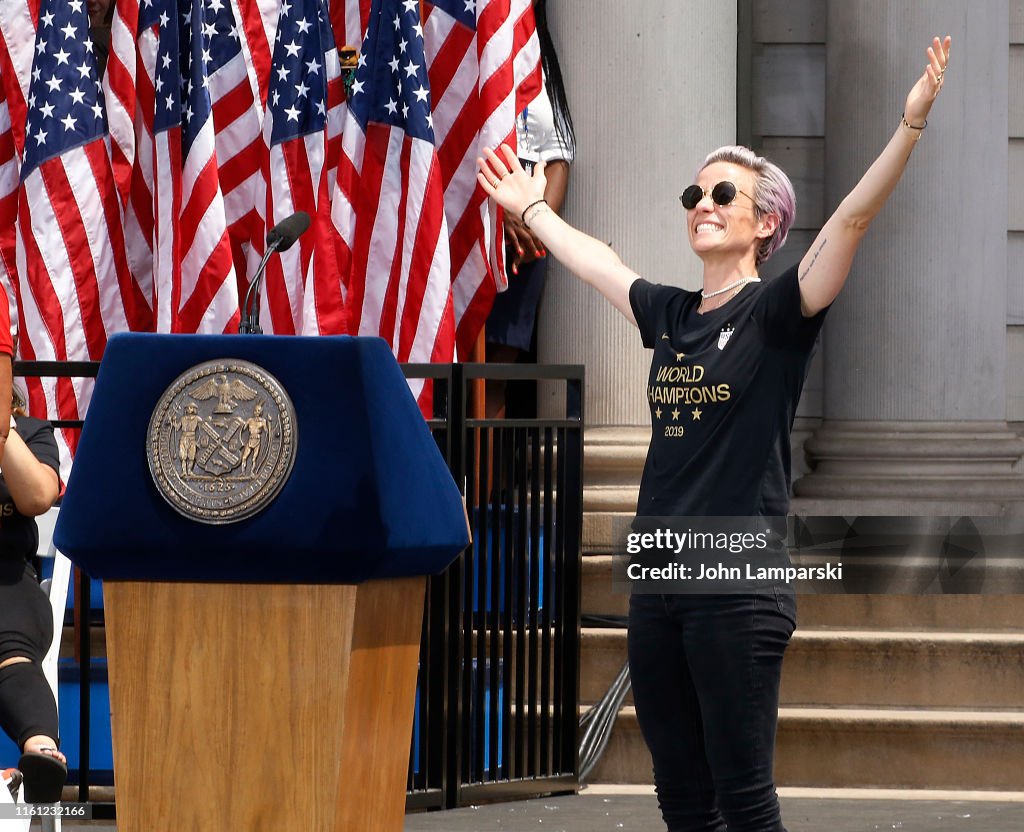 U.S. Women's National Soccer Team Victory Parade