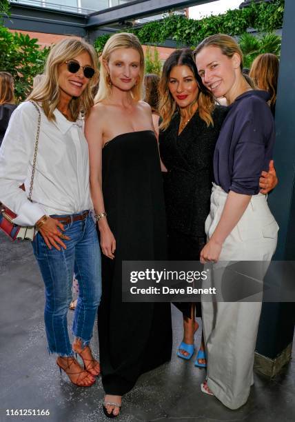 Kim Hersov, Candice Lake, Camilla Freeman Topper and Nicky Yates attend as CAMILLA AND MARC celebrate their launch into Selfridges London with a...