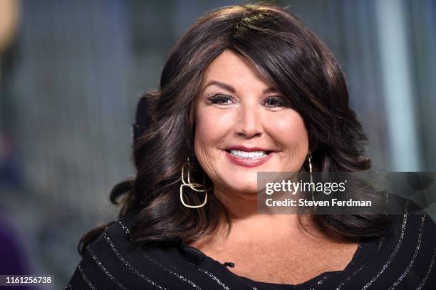Abby Lee Miller visits the set of 'The Claman Countdown' at Fox Business Network Studios on July 10, 2019 in New York City.