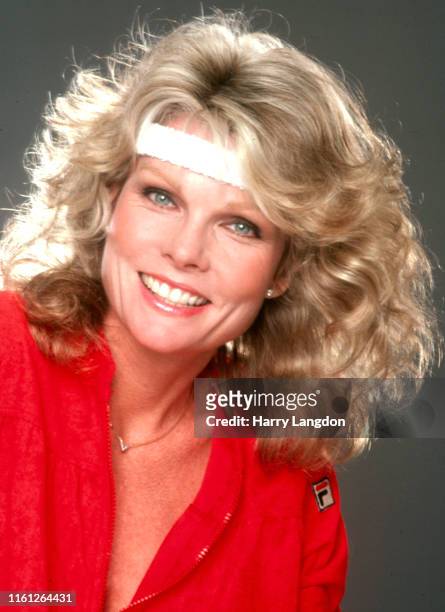 Actress Cathy Lee Crosby poses for a portrait in 1982 in Los Angeles, California.