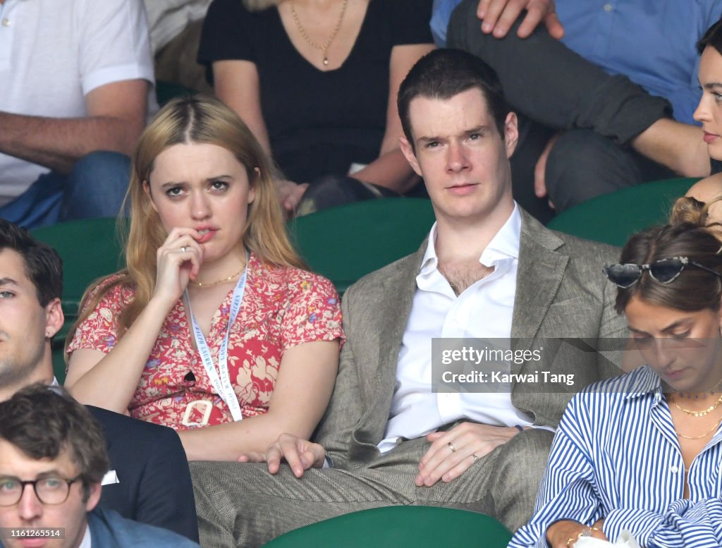 Celebrities Attend Wimbledon 2019