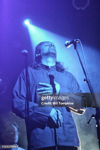 August 29: MANDATORY CREDIT Bill Tompkins/Getty Images Karsh Kale performs at the Global Rhythms magazine anniversary party at the Highline Ballroom...