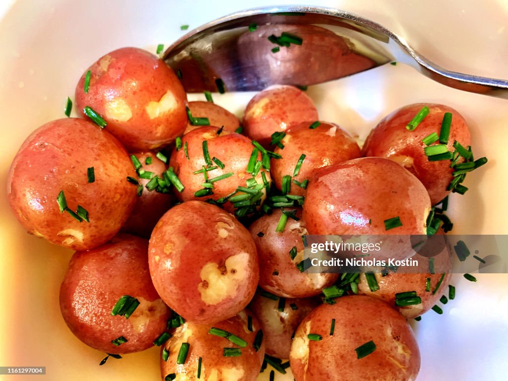 Small Red Potatoes High-Res Stock Photo - Getty Images