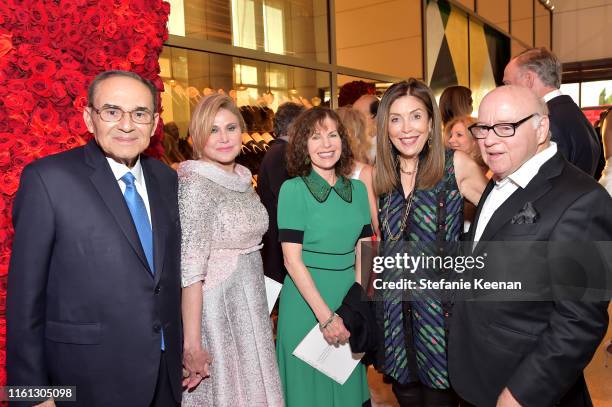 Ray Irani, Ghada Irani, Lori Anne Hackel, Terri Smooke and Michael Smooke as The American Friends of Covent Garden Celebrates 50 Years With A Special...