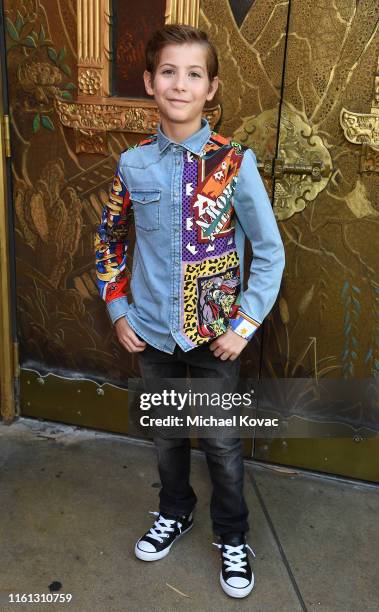 Jacob Tremblay attends Twitter's fan premiere of Disney's #TheLionKing at Hollywood & Highland Centre on July 10, 2019 in Hollywood, California.