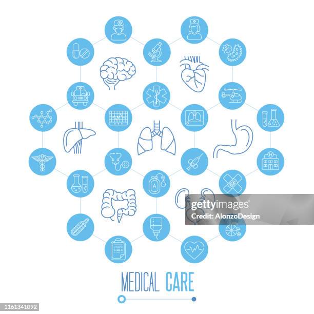 illustrations, cliparts, dessins animés et icônes de concept de soins médicaux - digestive system