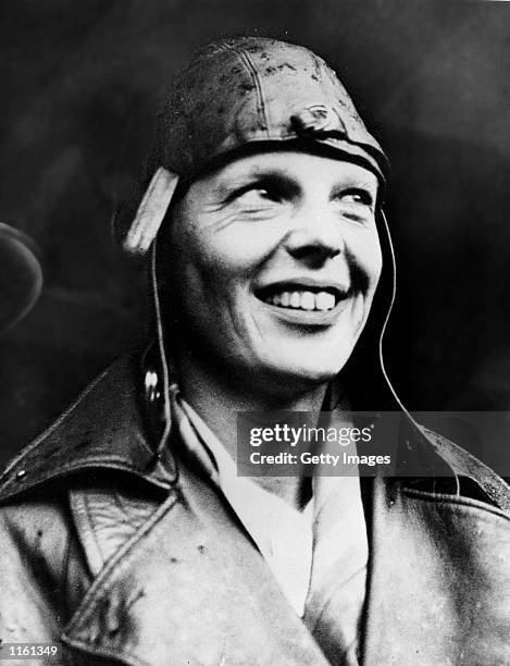 American aviator Amelia Earhart smiles May 22, 1932 upon arriving in London, England having become the first woman to fly across the Atlantic alone....