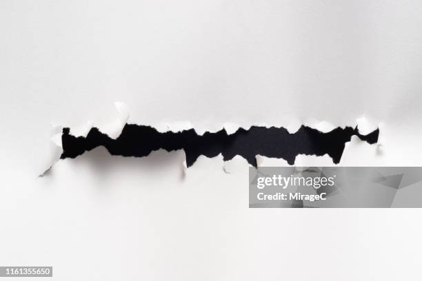 cracked white paper - page divider stock pictures, royalty-free photos & images