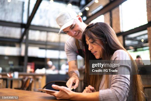 Waiter Script Restaurant Waiter Talking Photos and Premium High Res Pictures - Getty ...