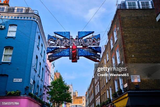 uk, london, carnaby street - the soho house stock pictures, royalty-free photos & images