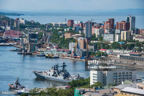 outlook over vladivostok, russia - vladivostok stock pictures, royalty-free photos & images