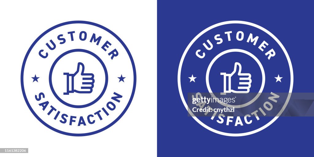 Customer Satisfaction Badge Design