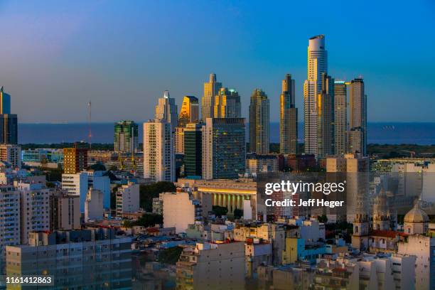 downtown buenos aires, argentina - buenos aires sunset stock pictures, royalty-free photos & images