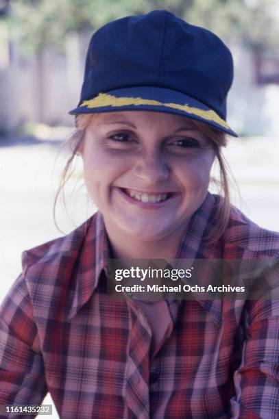Actress Denise Nickerson poses for a portrait session at home in circa 1976 in Los Angeles, California.