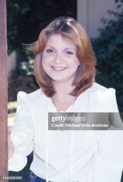 Actress Denise Nickerson poses for a portrait session at home in circa 1976 in Los Angeles, California.