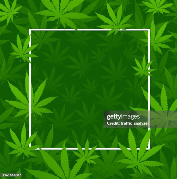 marijuana background - hemp stock illustrations