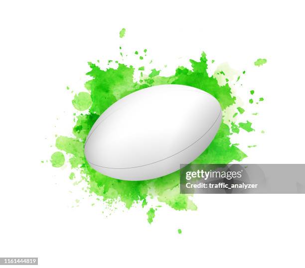 rugby ball - rugby stock illustrations