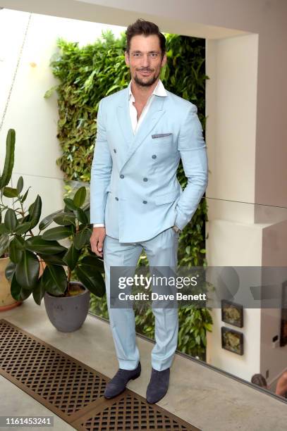 David Gandy at a private onefinestay home at the AMEX Platinum Metal Card Launch Celebrations on July 11, 2019 in London, England.