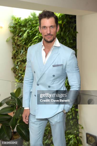 David Gandy at the AMEX Platinum Metal Card Launch Celebrations on July 11, 2019 in London, England.
