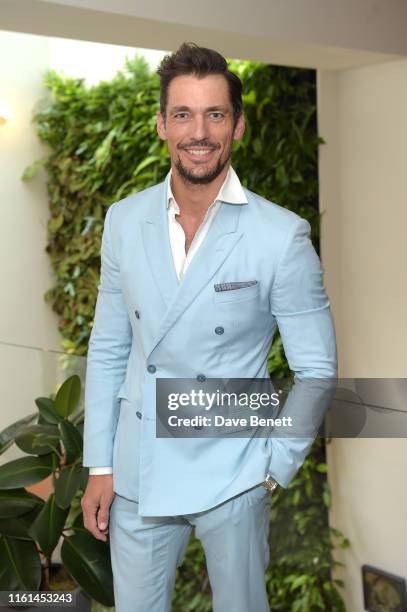 David Gandy at the AMEX Platinum Metal Card Launch Celebrations on July 11, 2019 in London, England.