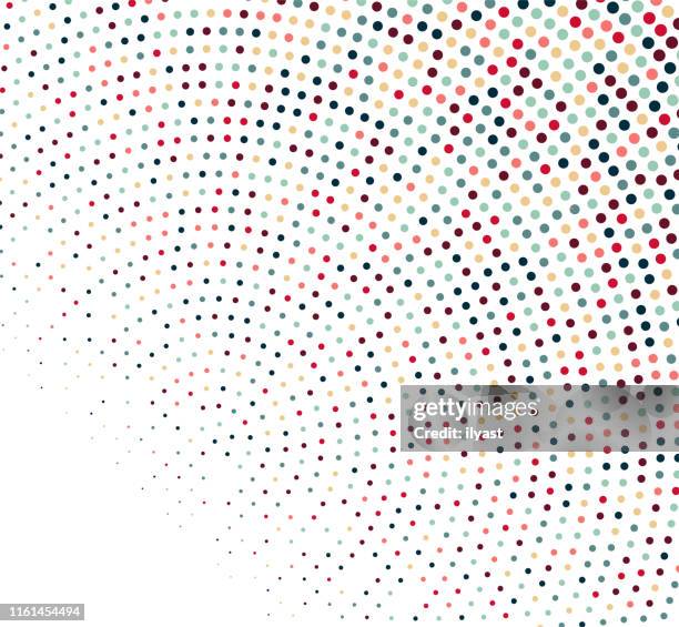 ilustraciones, imágenes clip art, dibujos animados e iconos de stock de polka dots diseño abstracto de fondo vectorial - papel de pared