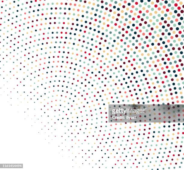 polka dots abstract vector background design - polka dot stock illustrations