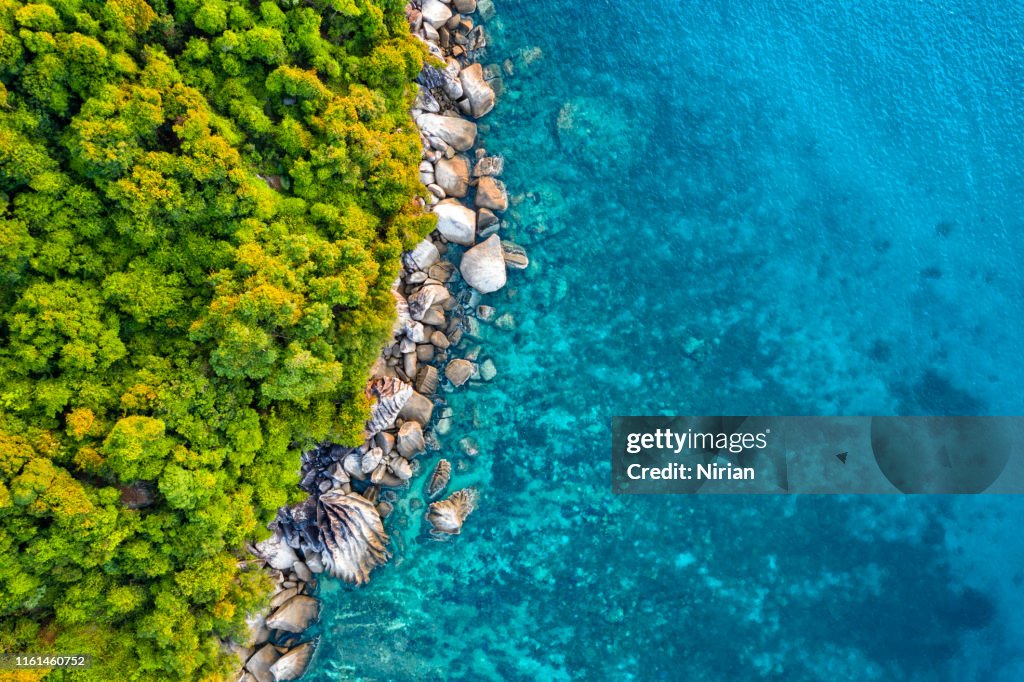 Flygbild över Tioman Island