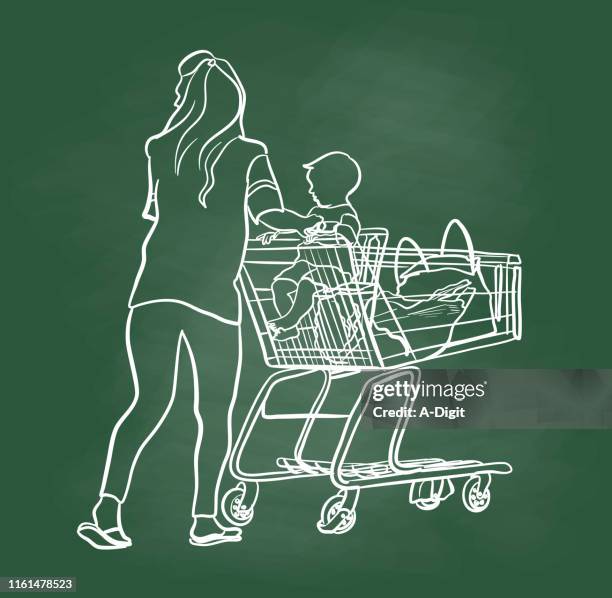 40 Grocery Store Line Drawing Stock Photos, High-Res Pictures, and ...