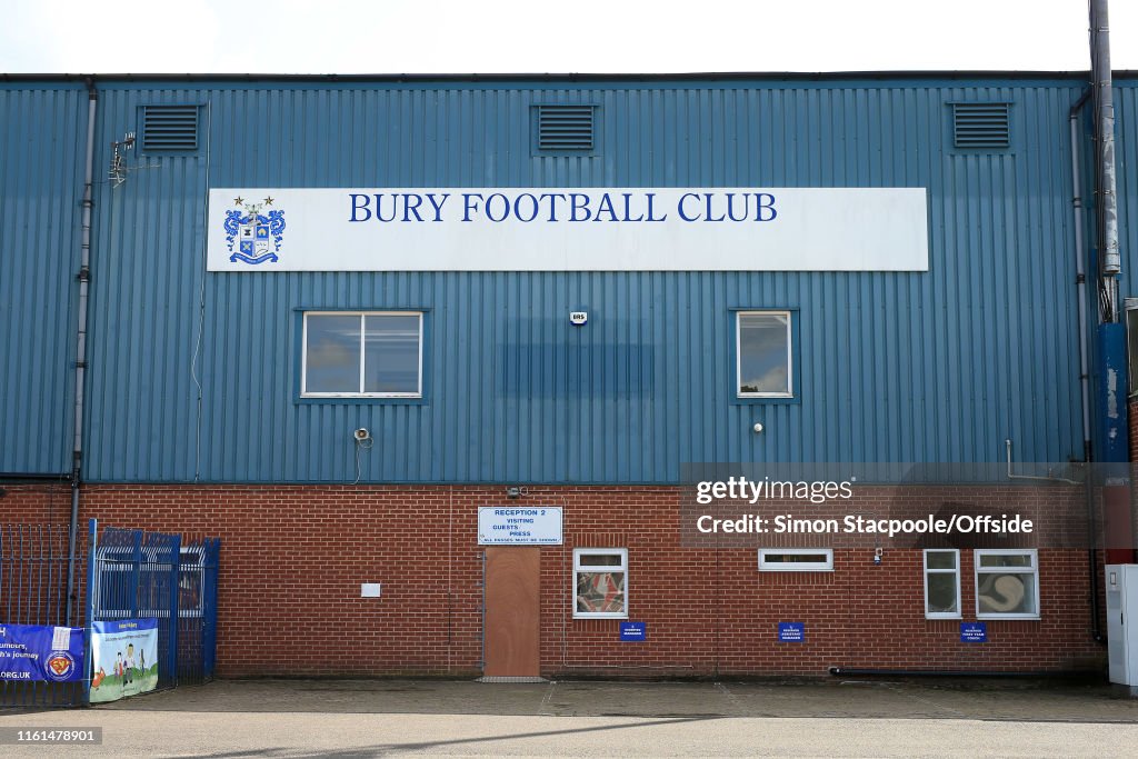 Overview of Bury FC