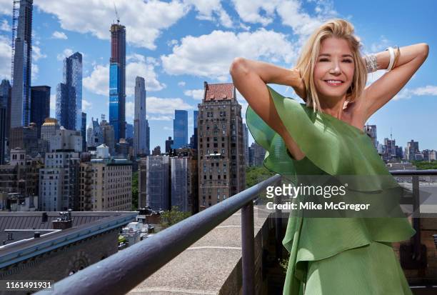 Author Candace Bushnell is photographed for Daily Mail UK on June 3, 2019 in New York City.