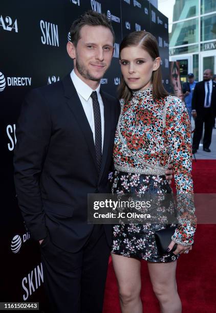 Actors Jamie Bell and Kate Mara attend the LA Special Screening Of A24's 'Skin' at ArcLight Hollywood on July 11, 2019 in Hollywood, California.