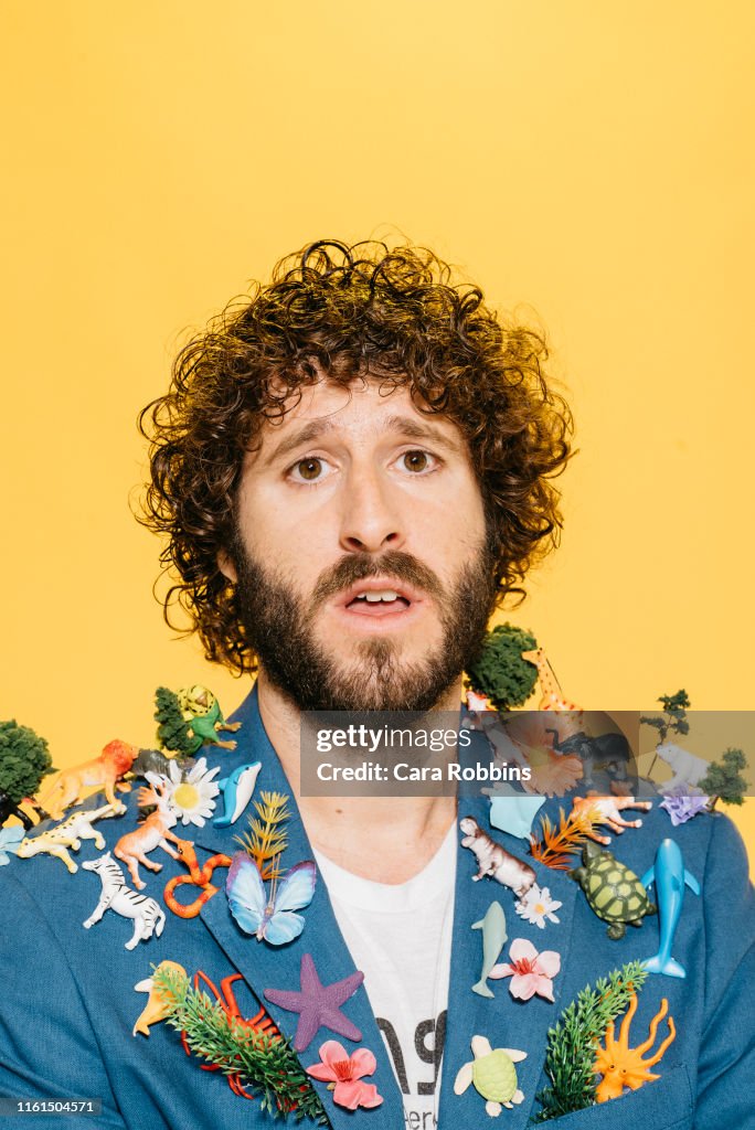 Lil Dixie Rapper Rapper Lil Dicky is photographed for Billboard Magazine on April 29 ...