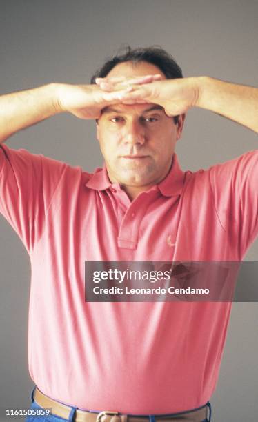 Carlo Gregorio Verdone, Italian actor, screenwriter and film actor director. Lido di Venezia, Italy, 8th September 1994.